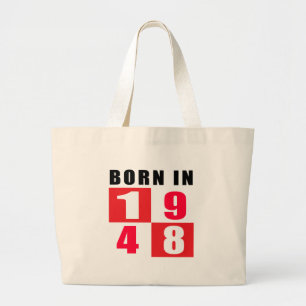 Grand Tote Bag En 1948 conceptions soutenues d'anniversaire