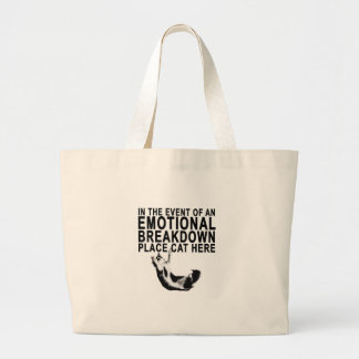 Grand Tote Bag En cas de PETIT DÉBORDEMENT ÉMOTIONNEL Placer CAT