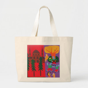 Grand Tote Bag En dehors de la mosquée 2003