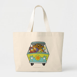 Grand Tote Bag Encombré Dans La Machine Mystérieuse