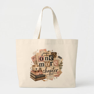 Grand Tote Bag Encore un chapitre retro vintage amoureux de livre