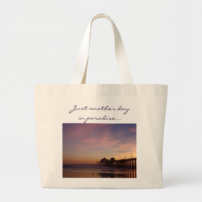 Grand Tote Bag Encore un jour au paradis (Devant)