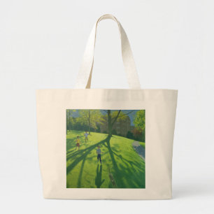 Grand Tote Bag Enfants courant en parc Derby 2002