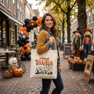 Grand Tote Bag Enfants Trick or Treat Toile d'araignée magique