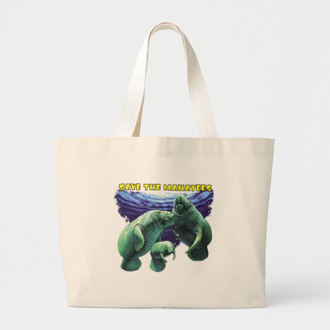 Grand Tote Bag Enregistrer les mangataires (Devant)