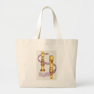 Grand Tote Bag Enregistreur et musique