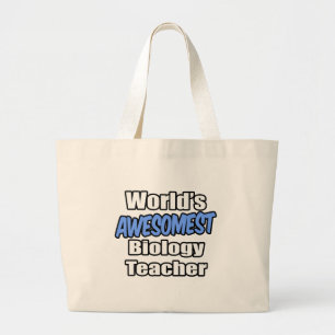 Grand Tote Bag Enseignant en biologie le plus somptueux du monde