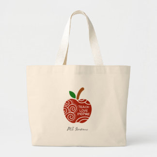 Grand Tote Bag Enseigner Amour Inspirer