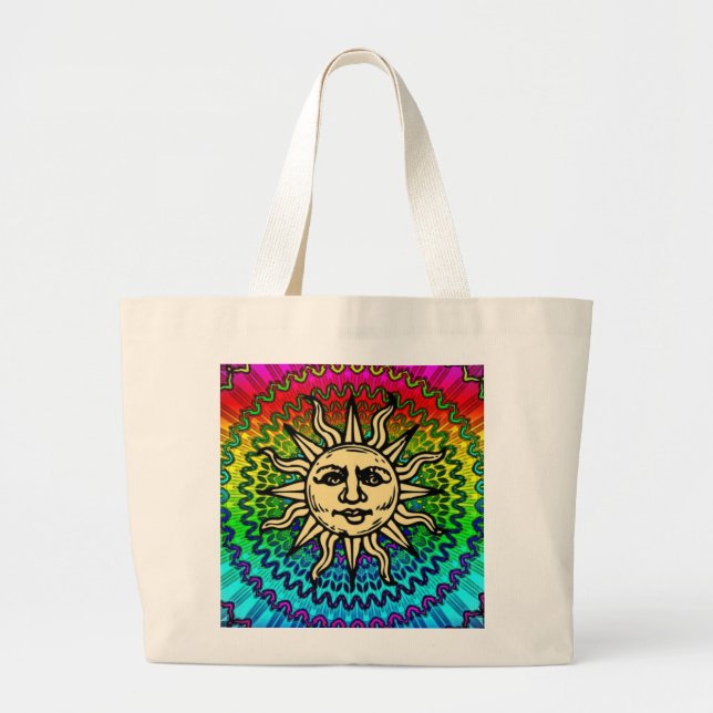 Grand Tote Bag Ensoleillé (Devant)