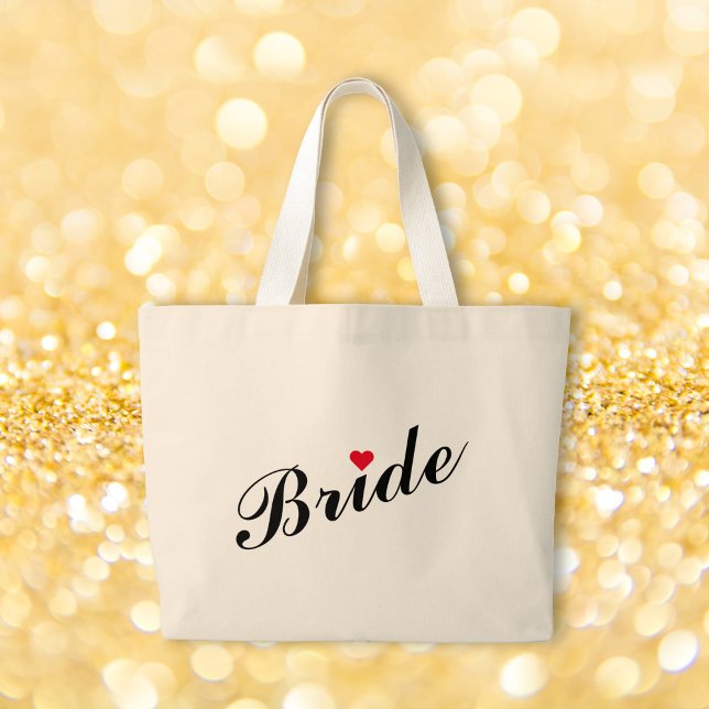 Grand Tote Bag Enterrement de vie de jeune fille EVJF Mariage (Bride Wedding Bridal Shower Bachelorette Party Large Tote Bag)