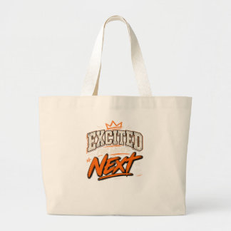 Grand Tote Bag Enthousiaste pour ce qui vient ensuite
