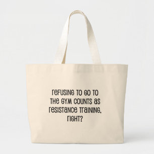 Grand Tote Bag Entraînement en Résistance