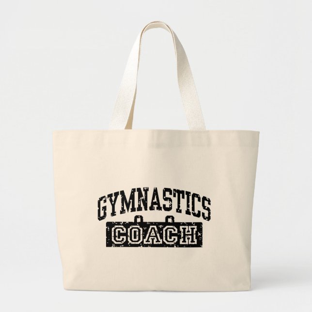 Grand Tote Bag Entraîneur de gymnastique (Devant)