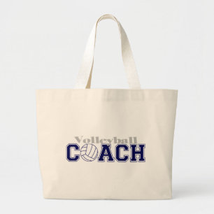 Grand Tote Bag Entraîneur de volleyball