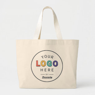 Grand Tote Bag Entreprise de logo personnalisé marqué