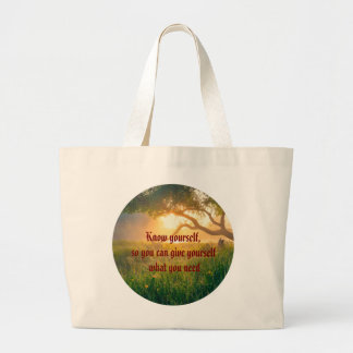 Grand Tote Bag Environnement avec texte