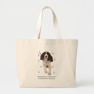 Grand Tote Bag Épagneul de springer anglais