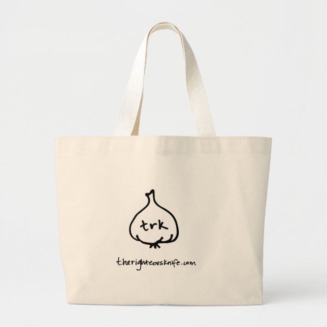 Grand Tote Bag épicerie juste fourre-tout (Devant)