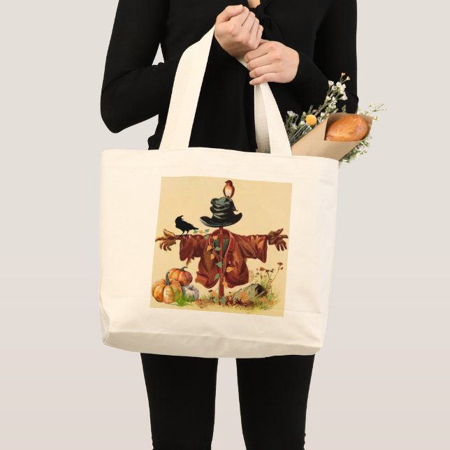 Grand Tote Bag épouvantail (Devant (produit))