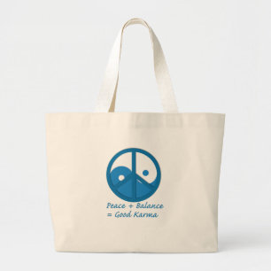 Grand Tote Bag Équation pour bon Karma