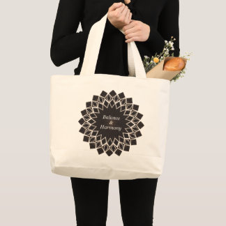Grand Tote Bag Équilibre et Harmonie