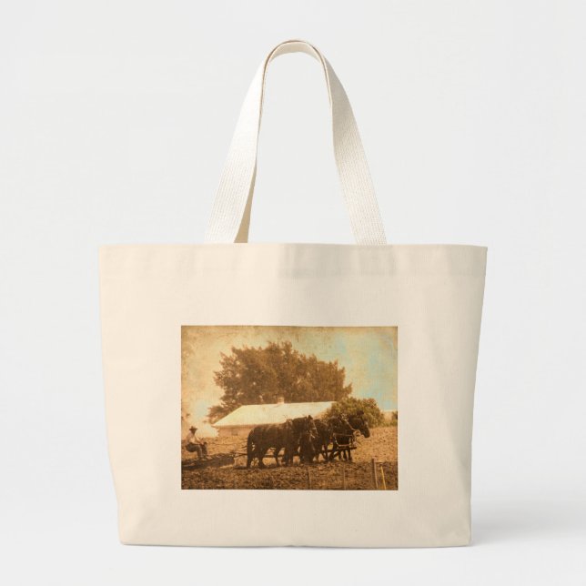 Grand Tote Bag Équipe d'Amish (Devant)