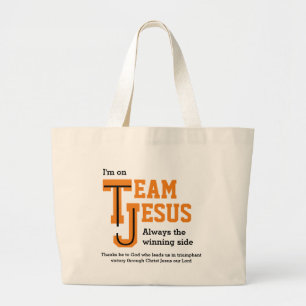 Grand Tote Bag ÉQUIPE personnalisée JESUS Christian