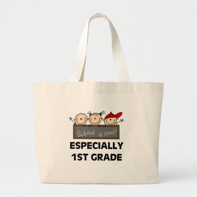 Grand Tote Bag ęr L'école primaire est fraîche (Devant)