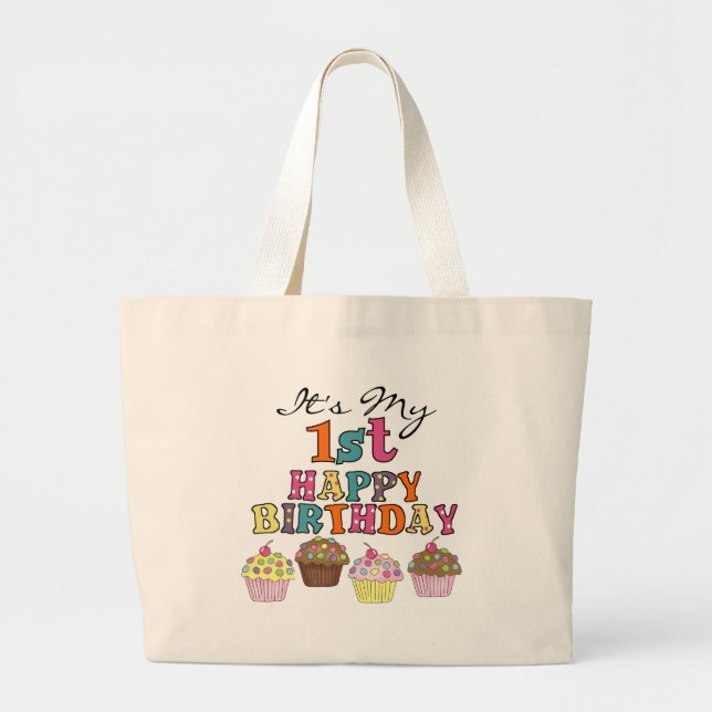 Grand Tote Bag Ęrs T-shirts et cadeaux d'anniversaire de jolis (Devant)