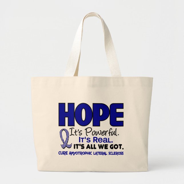 Grand Tote Bag ESPOIR 1 de SAL Lou Gehrig's Disease (Devant)