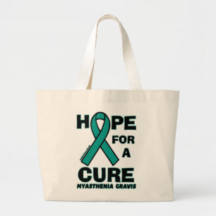 Grand Tote Bag Espoir D'Un Traitement...Myasthenia Gravis