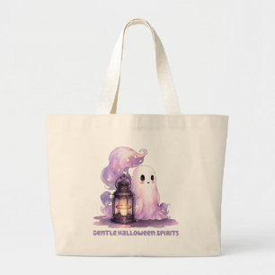 Grand Tote Bag Esprits doux d'Halloween