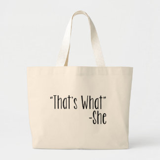 Grand Tote Bag "Est qui ce qui" - elle