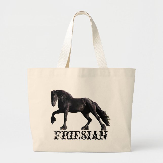 Grand Tote Bag Étalon frison (Devant)