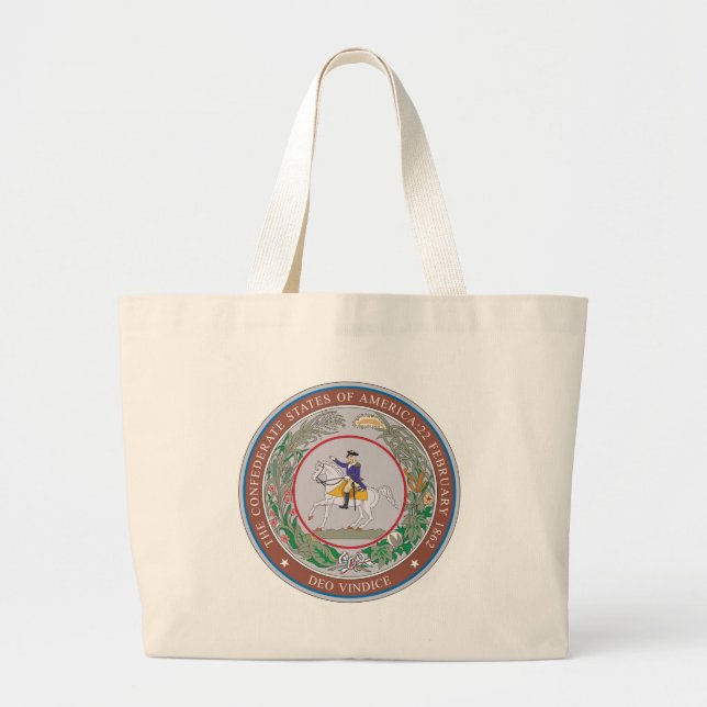 Grand Tote Bag États confédérés de joint d'Amérique (Devant)