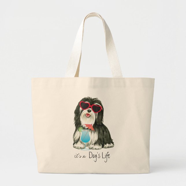 Grand Tote Bag Été Havanais (Devant)