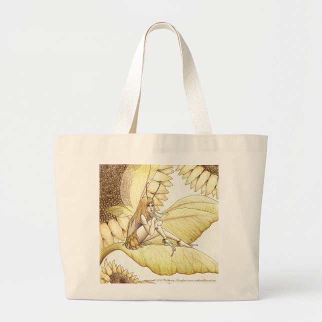 Grand Tote Bag Été oublié (Devant)