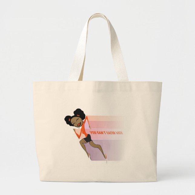 Grand Tote Bag étiquette (Devant)