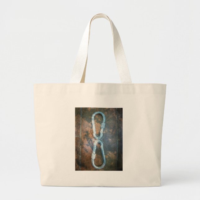 Grand Tote Bag Étoile d'argent infini (Devant)