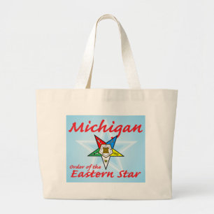 Grand Tote Bag Étoile orientale du Michigan