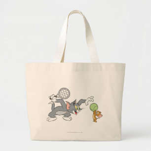 Grand Tote Bag Étoiles de tennis Tom et Jerry 2