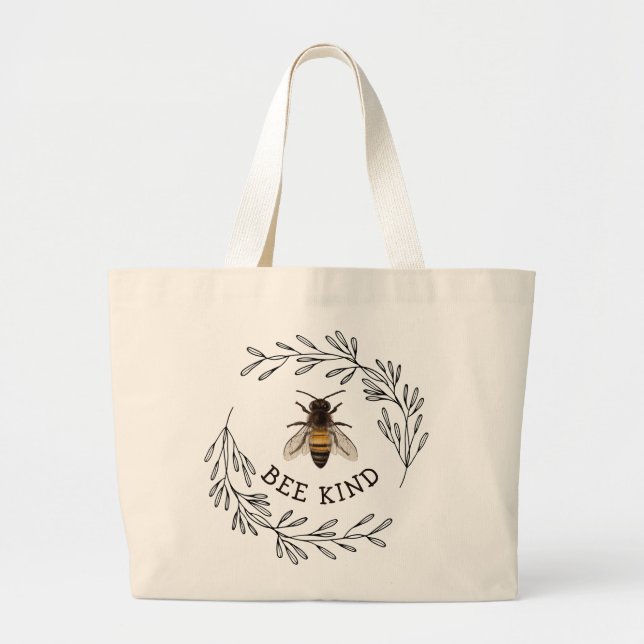 Grand Tote Bag être bon (Devant)