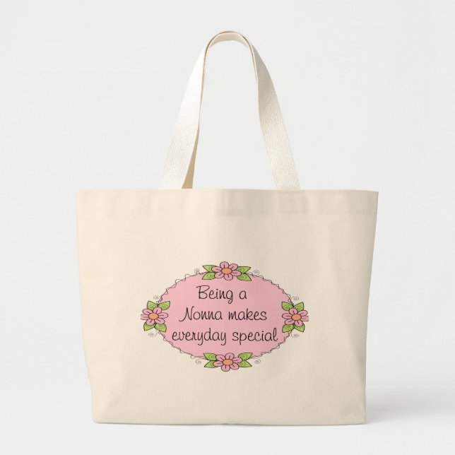 Grand Tote Bag Être un Nonna fait le Special quotidien (Devant)
