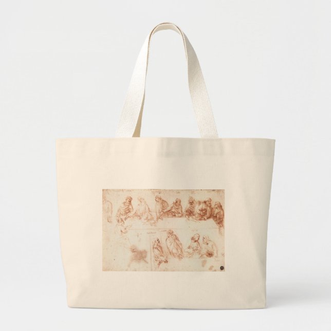 Grand Tote Bag Étude pour le dernier dîner (Devant)