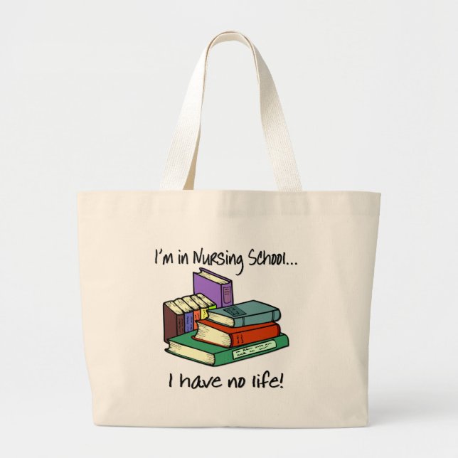 Grand Tote Bag Étudiant de soins (Devant)