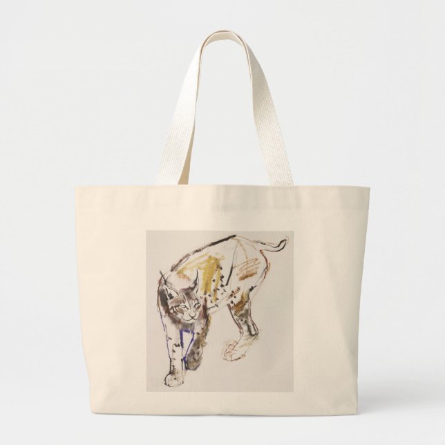 Grand Tote Bag Européen Lynx (Devant)