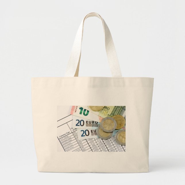 Grand Tote Bag Euros (Devant)