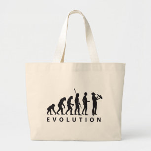 Grand Tote Bag évolution saxophon
