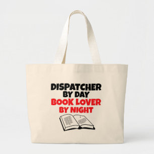 Grand Tote Bag Expéditeur par livre de jour Lover par nuit