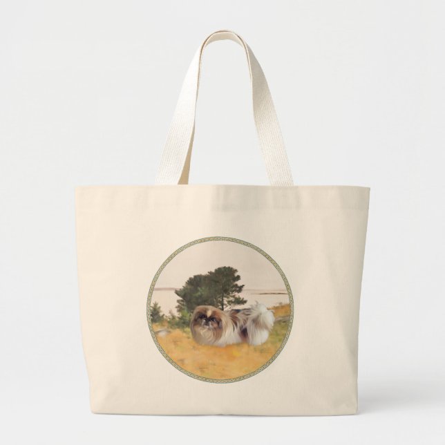 Grand Tote Bag Explorer la rive (Devant)